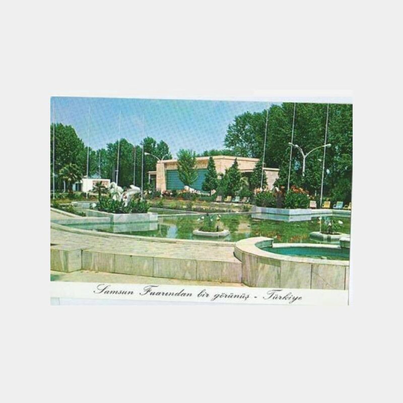 1970 Samsun Fuarı Görünüş Kartpostal