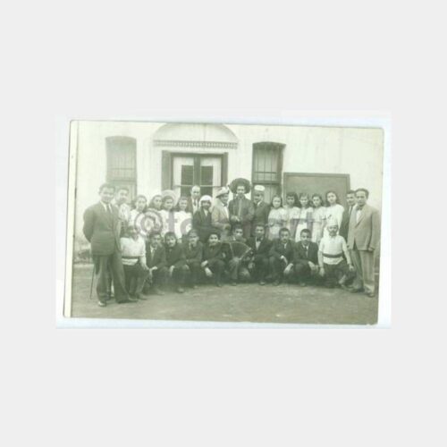 1930 Okul Tiyatro Grubu İlginç Fotoğraf