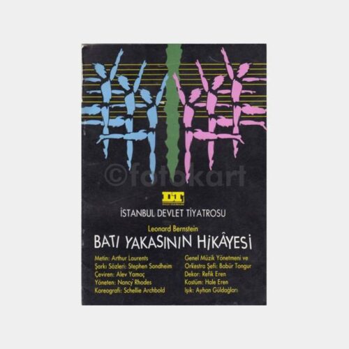 1989 Batı Yakasının Hikayesi İstanbul Devlet Tiyatrosu Oyun Programı