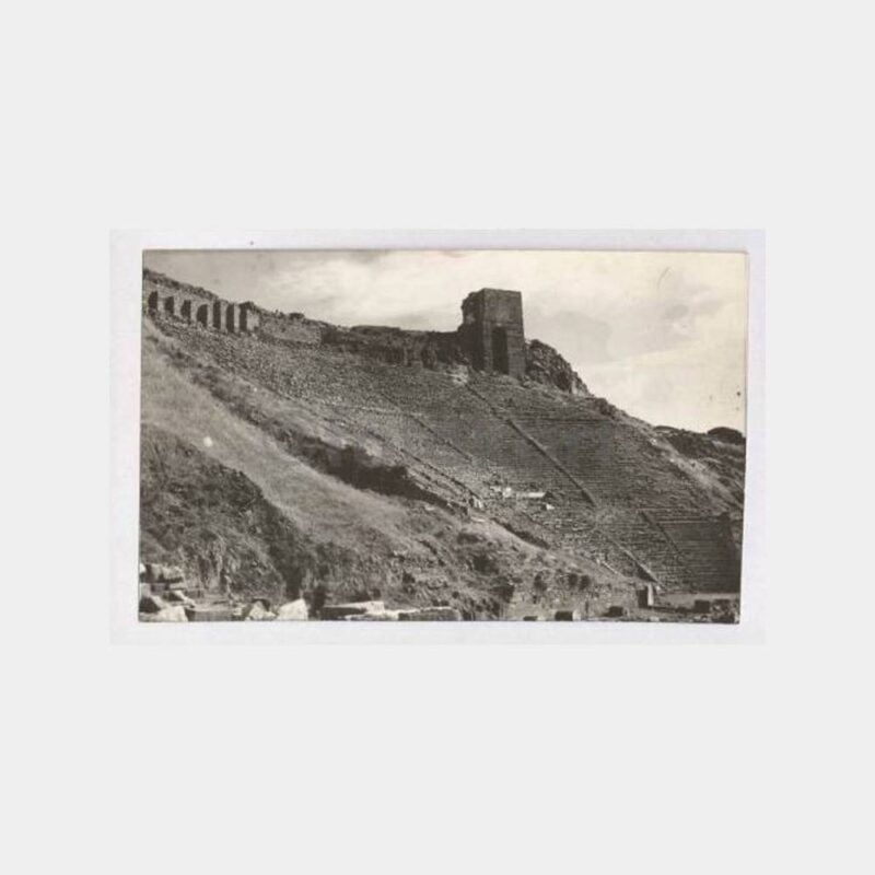 Bergama Akropol Tiyatrosu Görünüşü Kartpostal
