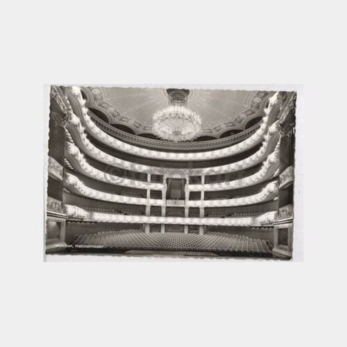 1950 Milano Milli Tiyatrosu Kartpostal