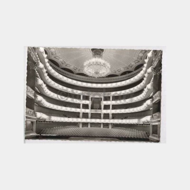 1950 Milano Milli Tiyatrosu Kartpostal