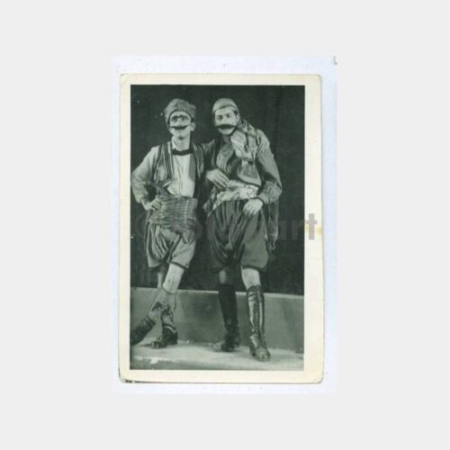 1940 Tiyatro Folklor Konulu Baylar Fotoğraf