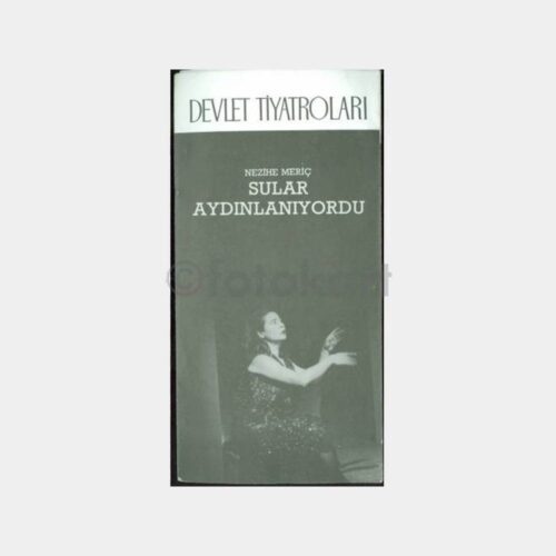 1985 Sular Aydınlanıyordu Devlet Tiyatroları Oyun Programı