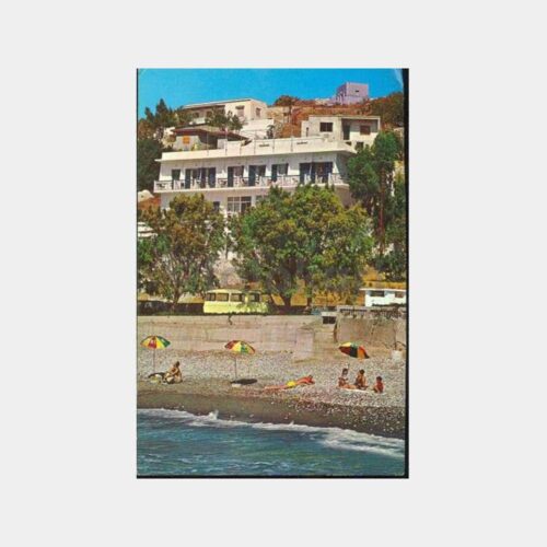 1975 Yunanistan Kalimnos Adası Damgalı Kartpostal