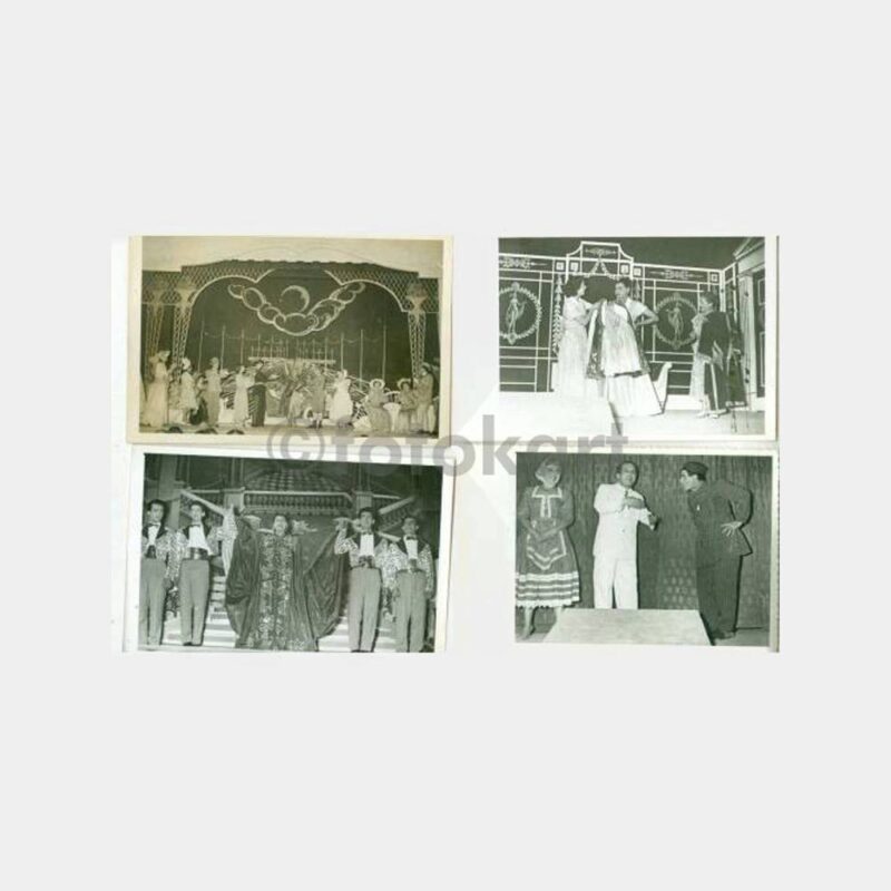 1954 Yunanistan Atina Tiyatro Gösteri Fotoğraf - Görsel 4