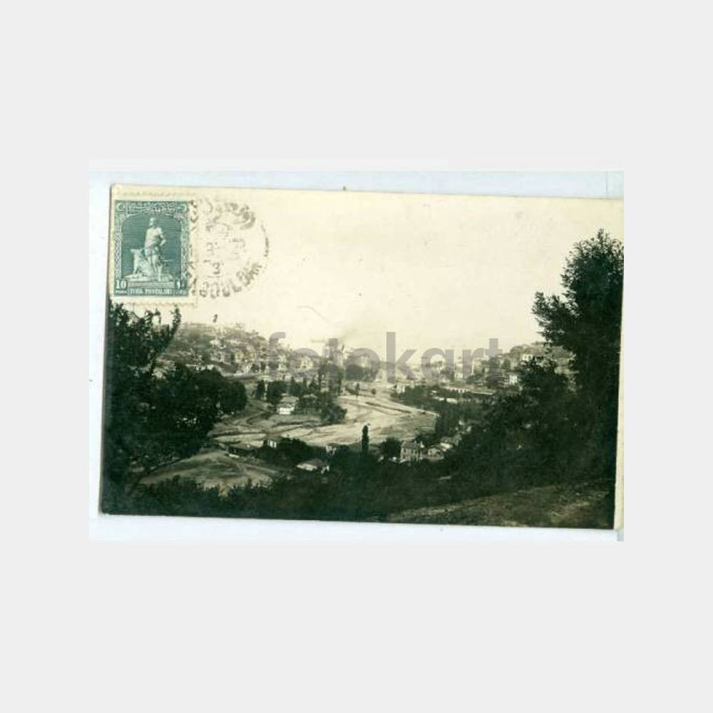 1929 Zonguldak Şehir Genel Görünüşü Fotokart