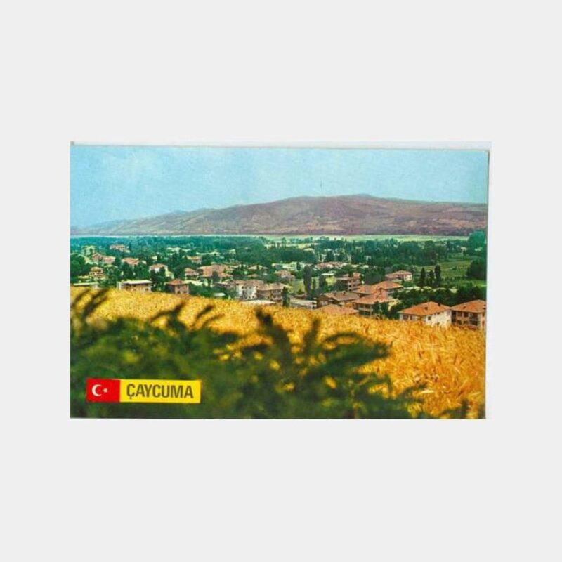 1978 Zonguldak Çaycuma Görünüş Kartpostal