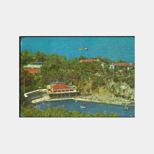 1980 Zonguldak Kapuz Deniz Kulübü Kartpostal