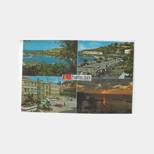 1970 Zonguldak 4 Görünüş Kartpostal