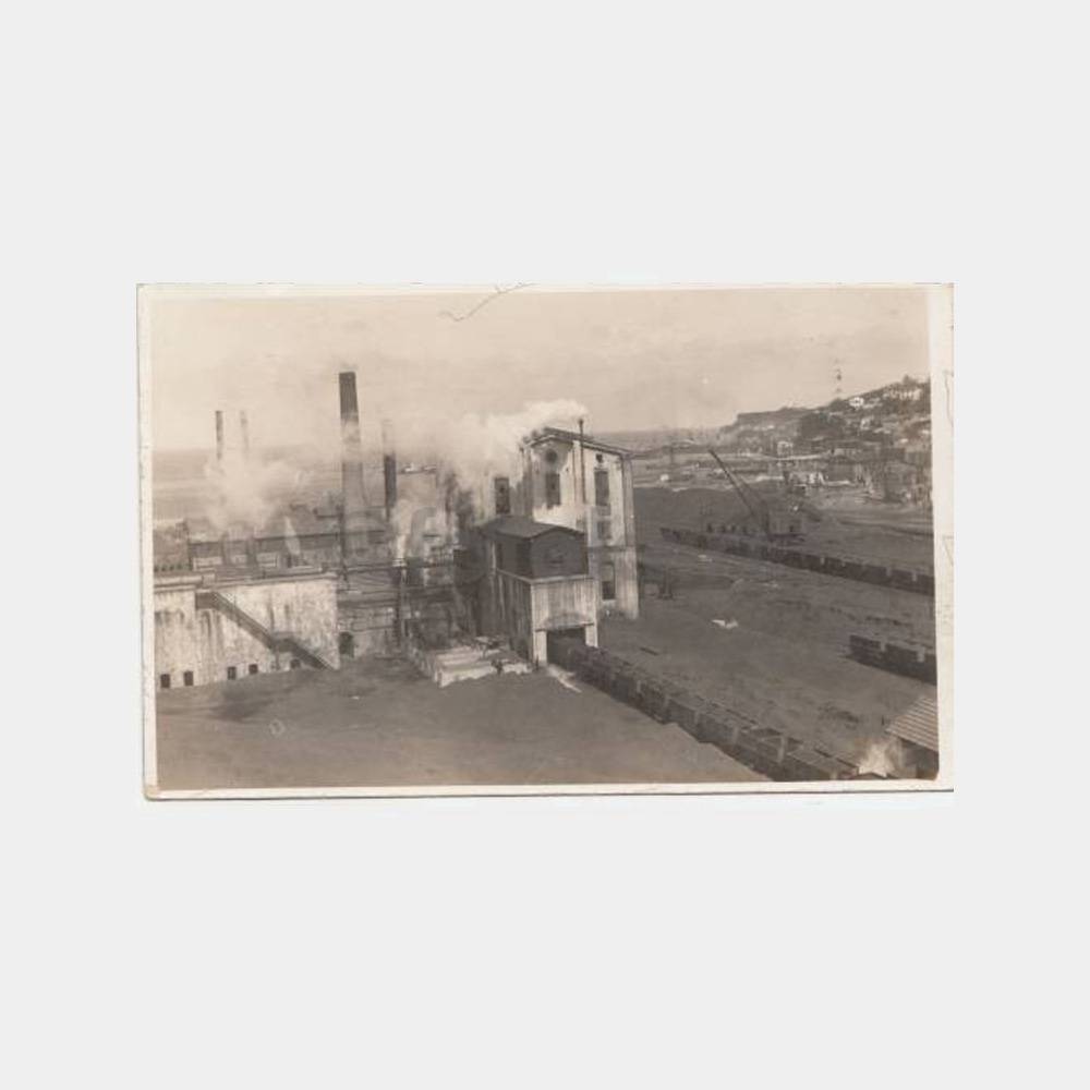 1940 Zonguldak Kömür Tesisleri Görünüş Kartpostal