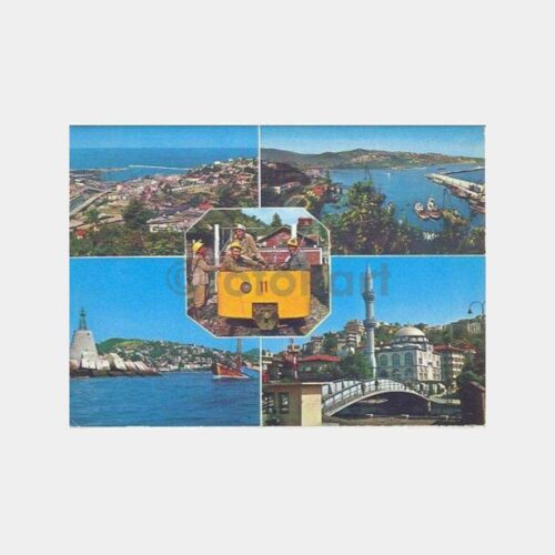 Zonguldak Şehirden Görünüşler Kartpostal