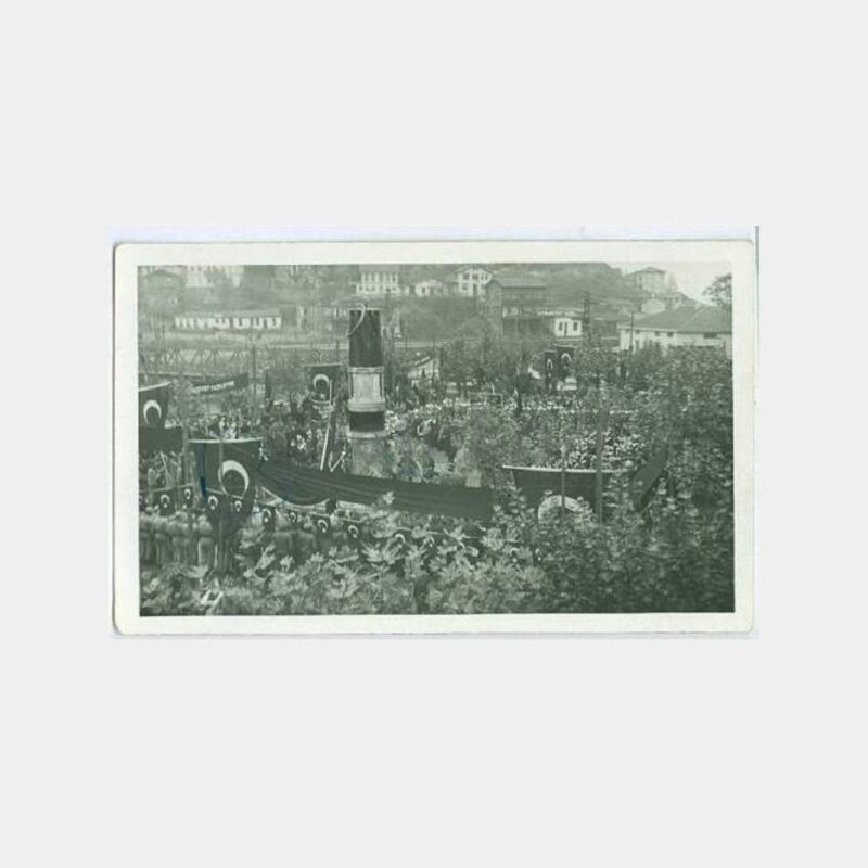 1930 Zonguldak Tören Görünüşü Fotoğraf