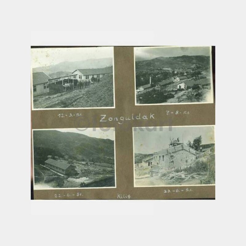 1951 Zonguldak Kozlu Kılıç Tesisleri Fotoğraf - Görsel 2