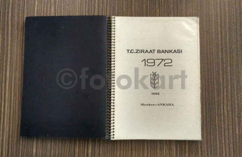 Ziraat Bankası 1972 Spiralli Ajanda - Görsel 2