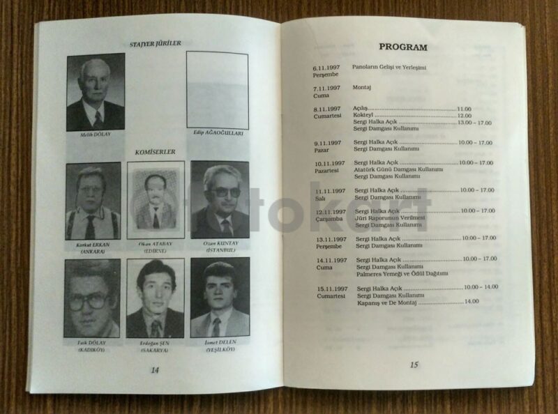 1997 3. Atatürk Milli ve Gençlik Filateli Sergisi Katalog - Görsel 2
