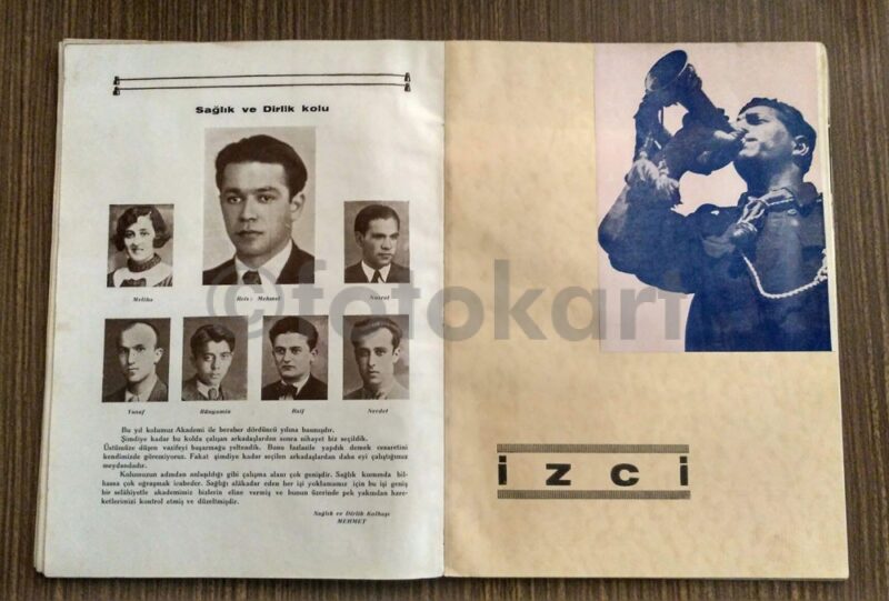 1934-35 İstiklal Lisesi (İstiklâl Postası) Yıllık - Görsel 3