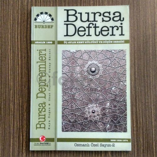 Bursa Defteri Kent Kültürü ve Düşün Dergisi, 1999 Aralık