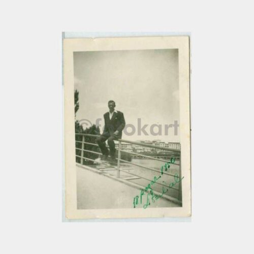 1950 Ankara Gençlik Parkında Genç Fotoğraf