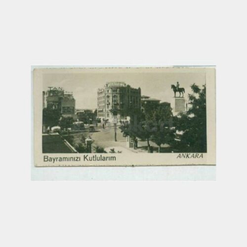 1937 Ankara Ulus Meydanı Tebrik Fotoğraf