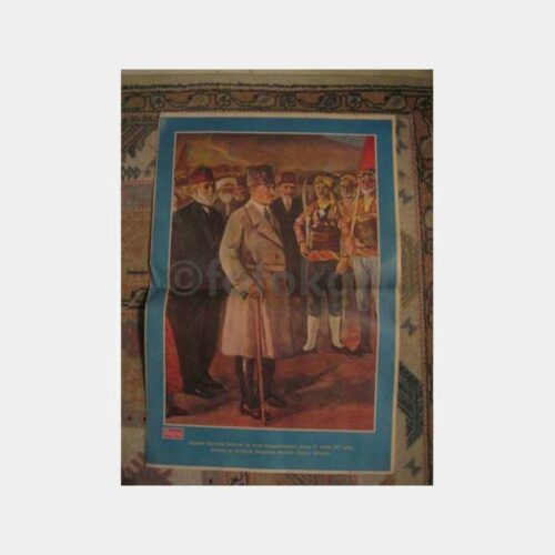 Atatürk Ankara'ya Gelişi Baskı Resim