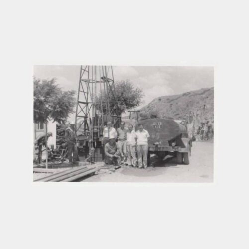 1967 Ankara Köyler Su Arama Sondaj Ekibi Fotoğraf