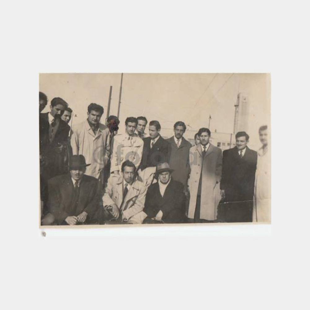 1940 Ankara Gar Önü Baylar Fotoğraf