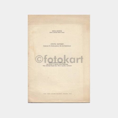 1974 Ankara Çubuk Cücük Definesi Bülteni