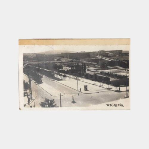 1954 Ankara Yenişehir Görünüş Kartpostal