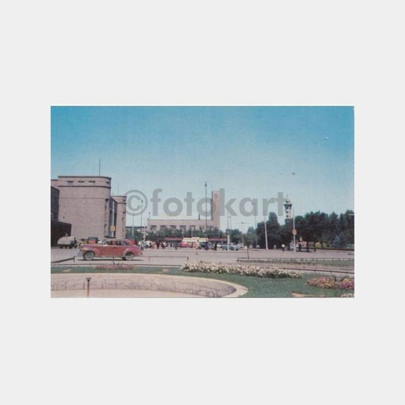 1950 Ankara Gar İstasyon Gökçeatam Baskı Kartpostal