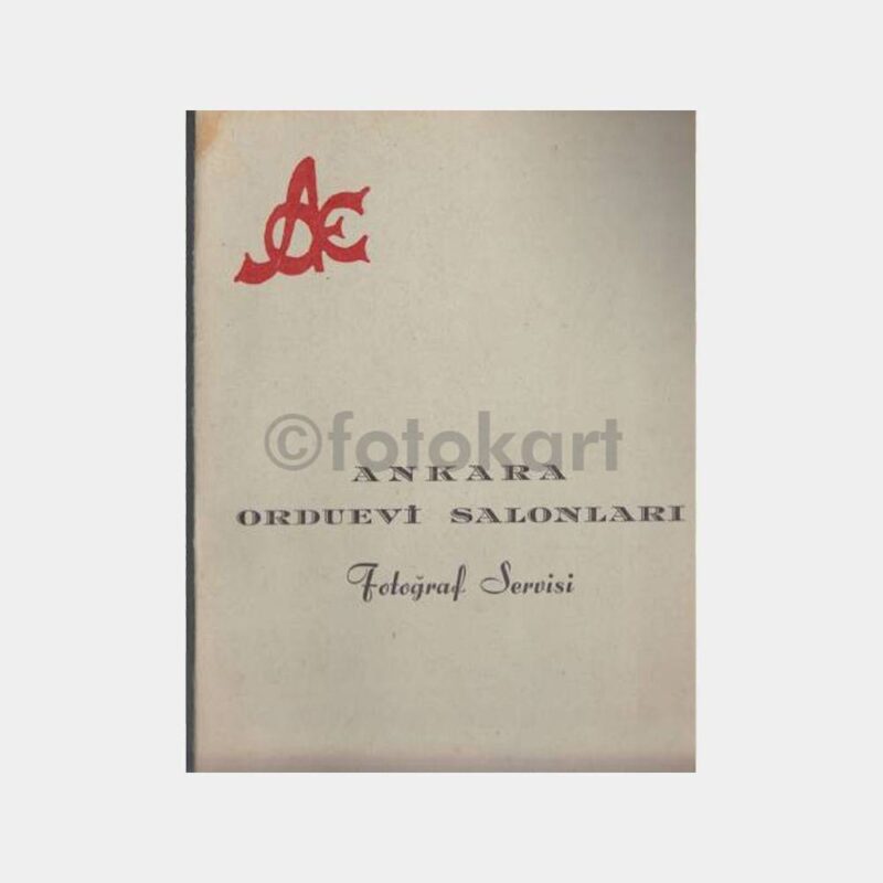 1965 Ankara Orduevi Salonları Fotoğraf Kabı