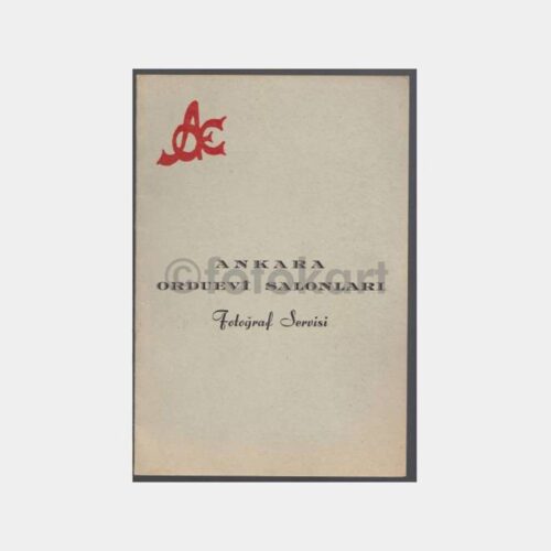 1960 Ankara Orduevi Salonları Fotoğraf Kabı