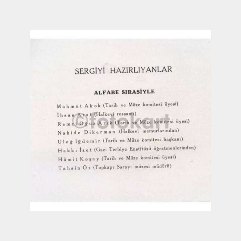1945 Ankara Halkevi Türk Kumaş Sergisi Kataloğu - Görsel 2