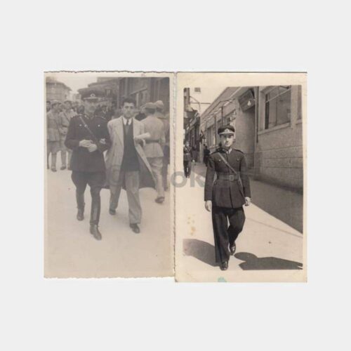 1943 Ankara Ulus Meydanı Gezerken 2 Adet Fotoğraf