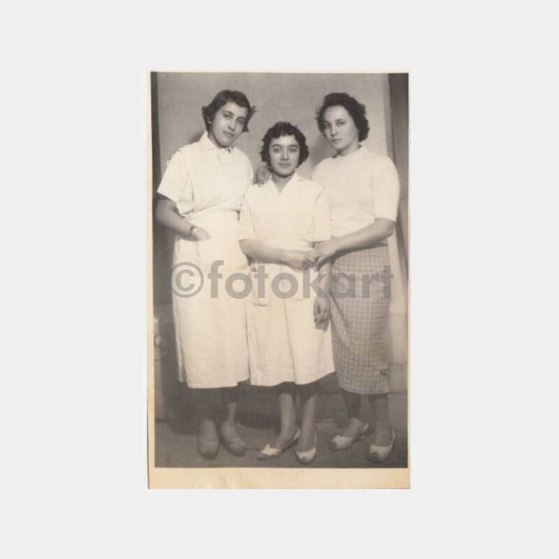 1953 Ankara Foto Yıldız Hemşireler Fotoğraf