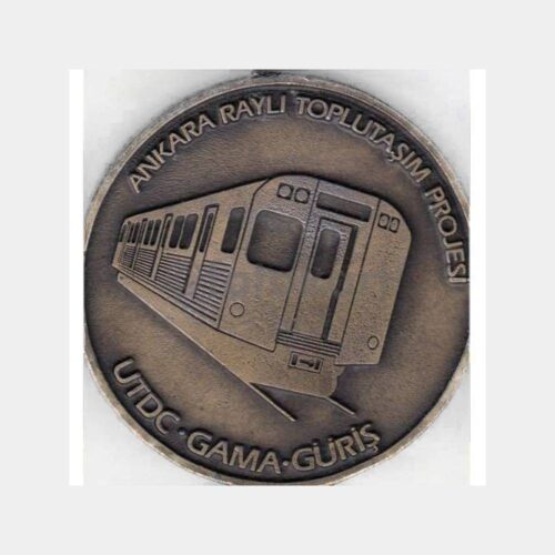 Ankaray Raylı Toplu Taşıma Projesi Madalyası