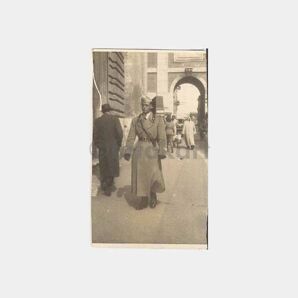 1945 İtalya Roma Asker Fotoğrafı