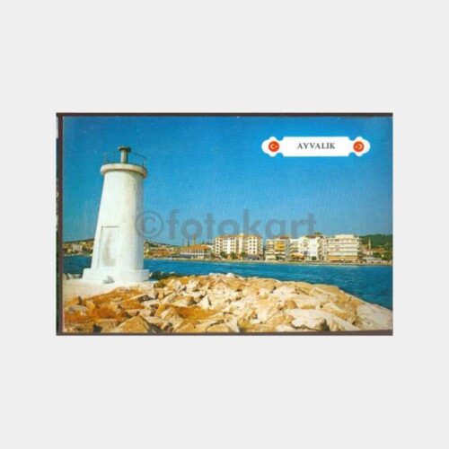1975 Ayvalık Deniz Feneri Görünüş Kartpostal