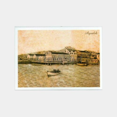 Ayvalık Konulu Reprodüksiyon Kartpostal