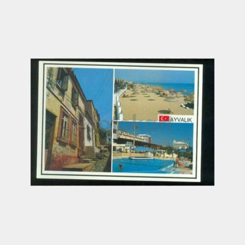 1980 Ayvalık 3 Değişik Görünüş Kartpostal