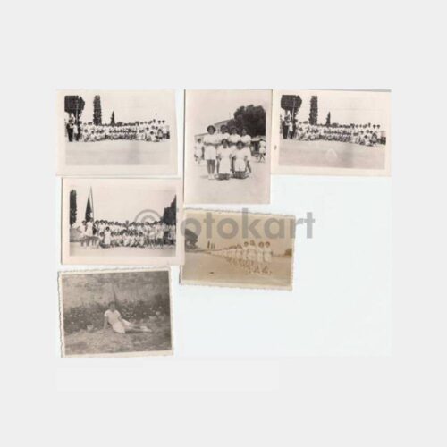 1952 Ayvalık Spor Bayramı 6 Adet Fotoğraf