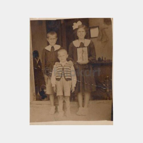 1948 Ayvalık Okul Tören Fotoğraf