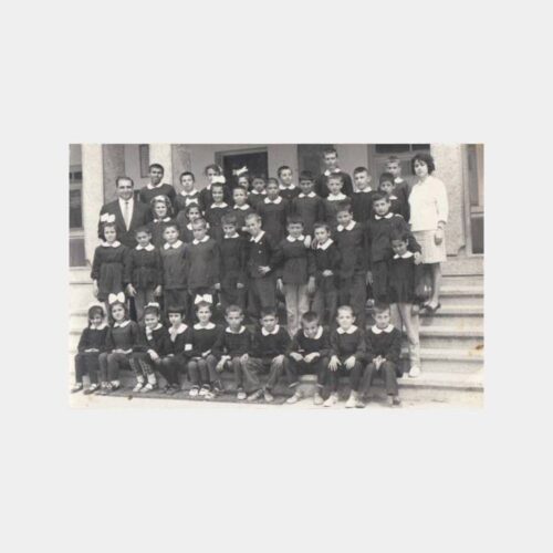 1967 Ayvalık Alibey Nuri Zapçı Okul Grup Fotoğraf