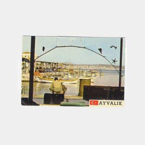 Ayvalık Sahilden Görünüş Değişik Kartpostal