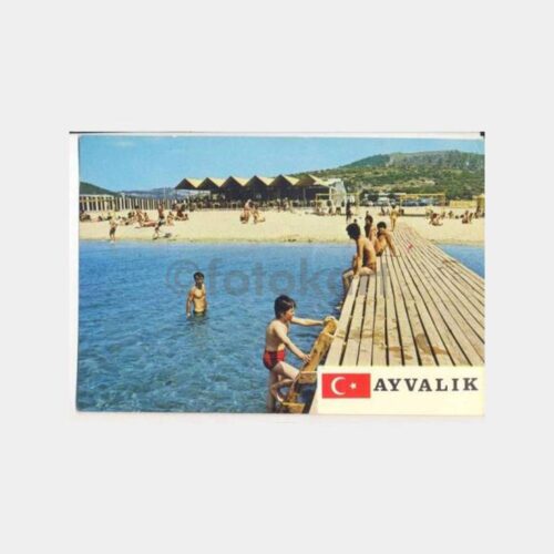 Ayvalık Sarımsaklı Görünüş Kartpostal