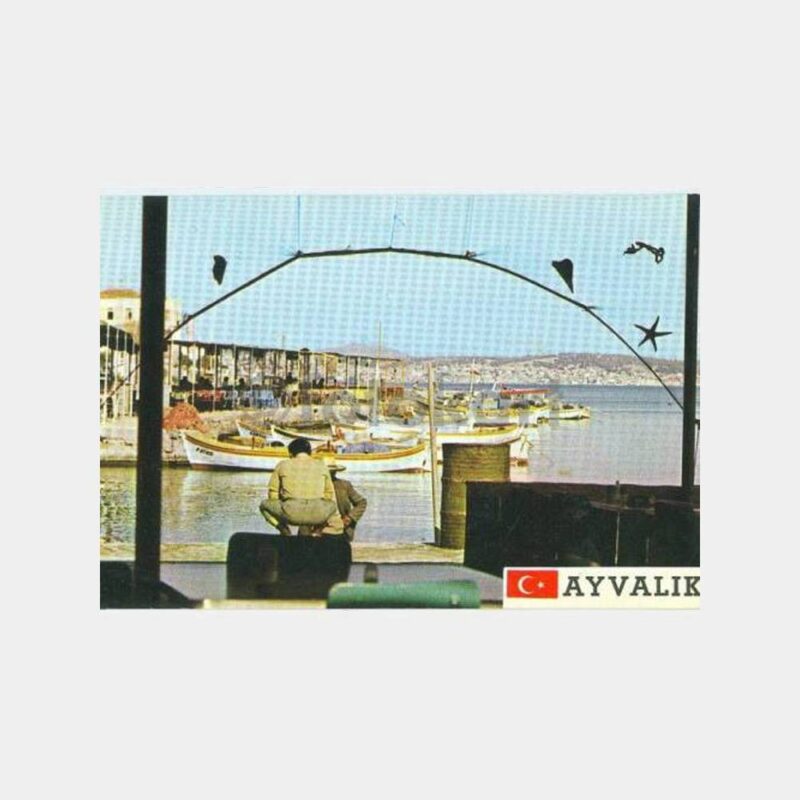 Ayvalık Cunda Adası Görünüş Kartpostal