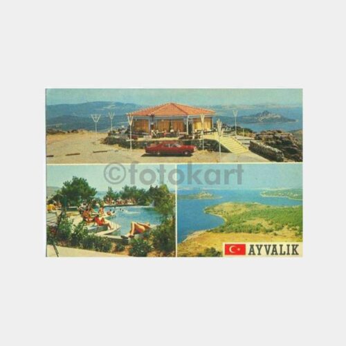 1984 Ayvalık 3 Değişik Görünüş Kartpostal