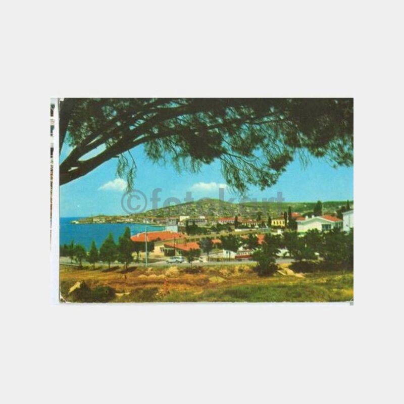 1971 Ayvalık Genel Görünüş Kartpostal