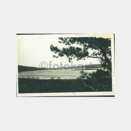 1930 Ayvalık Posta Damgalı Nadir Kartpostal