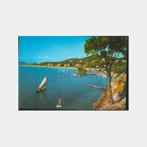 1975 Ayvalık Çamlık Sahili Görünüş Kartpostal